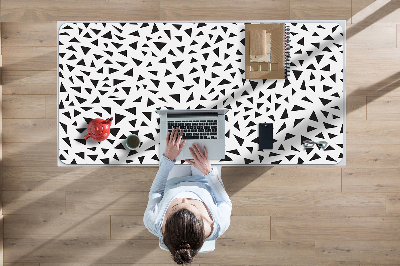 Tapis de bureau Triangles noirs