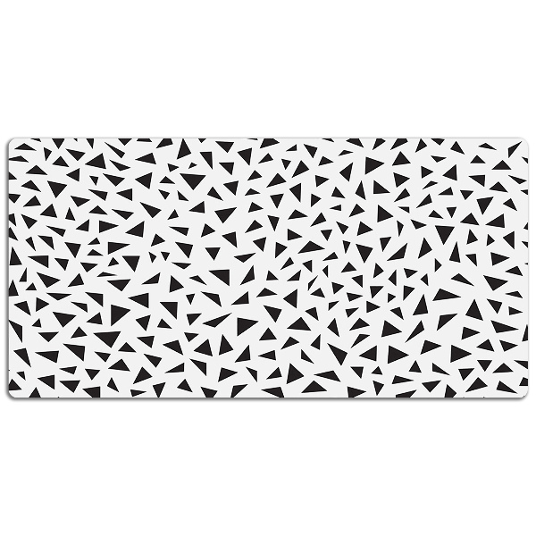 Tapis de bureau Triangles noirs