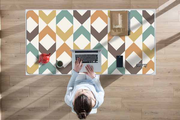 Sous-main bureau Formes rétro