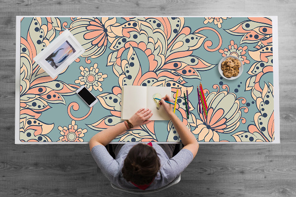 Sous-main bureau Fleurs de conte de conte
