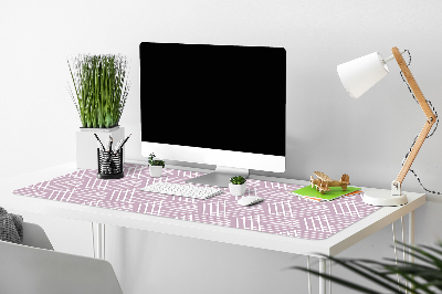 Tapis de bureau Triangles roses