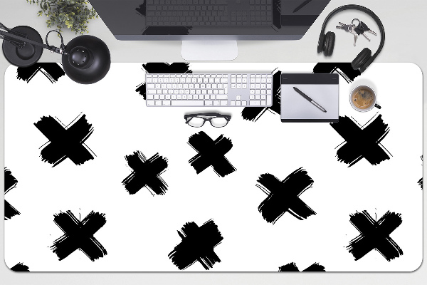 Sous-main bureau X coups de pinceau