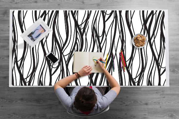Sous main de bureau Lignes ondulées