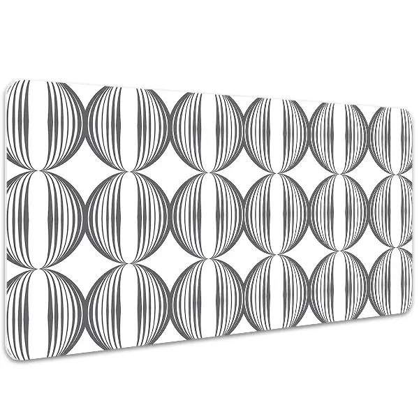 Protège bureau Cercles de motif rétro