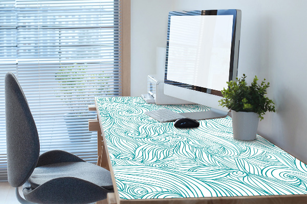 Tapis de bureau Vagues vintage