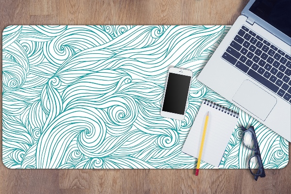 Tapis de bureau Vagues vintage