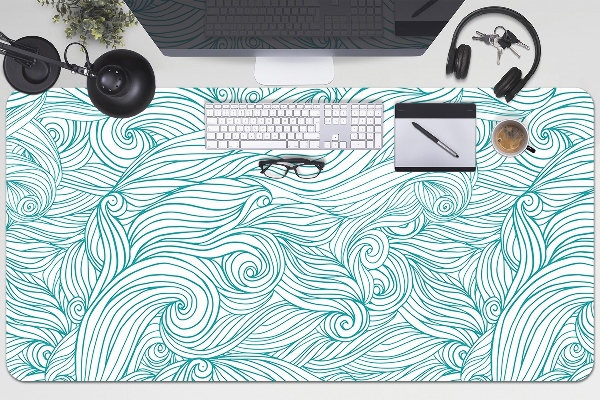 Tapis de bureau Vagues vintage