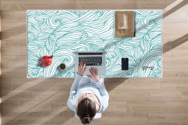 Tapis de bureau Vagues vintage