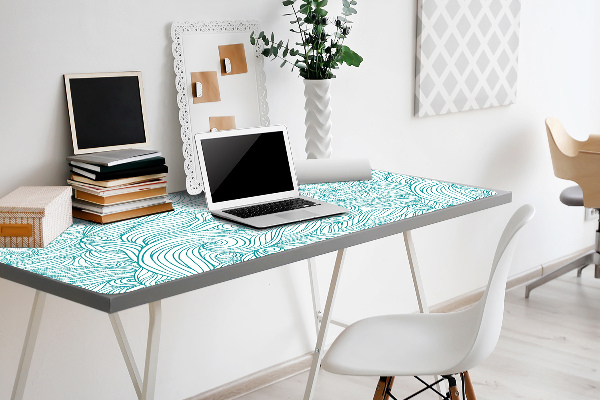 Tapis de bureau Vagues vintage