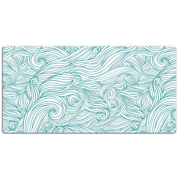 Tapis de bureau Vagues vintage