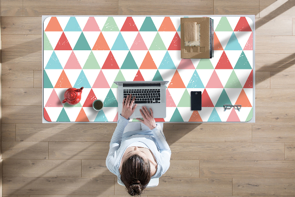 Protège bureau Triangles colorés