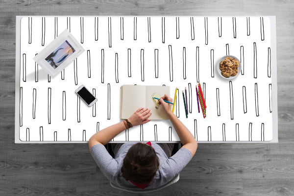 Tapis de bureau Dessiné