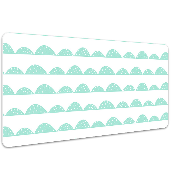 Tapis de bureau Collines vertes