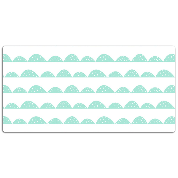 Tapis de bureau Collines vertes