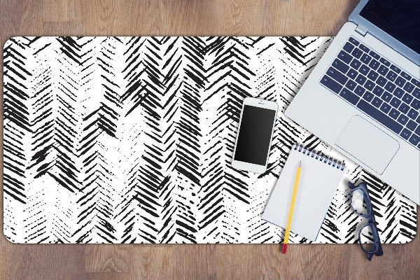 Sous-main bureau Tirets dans Herringbone