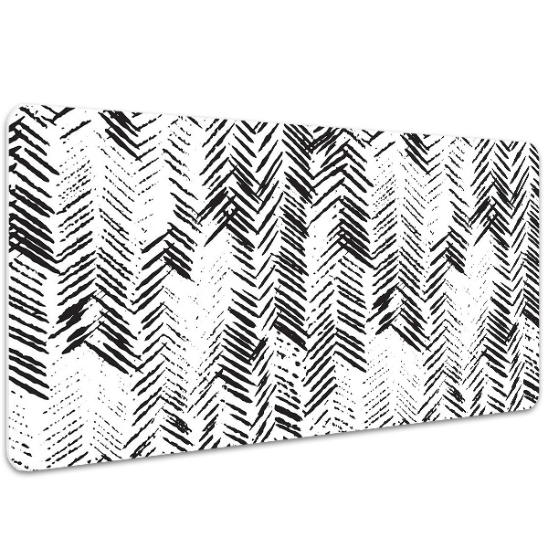 Sous-main bureau Tirets dans Herringbone