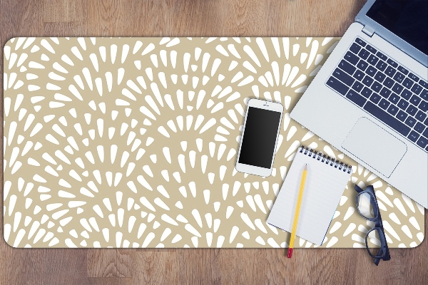 Tapis de bureau Beige larmes boho