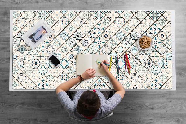 Tapis de bureau Composition des tuiles