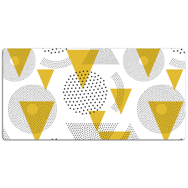 Tapis de bureau Roues et triangles