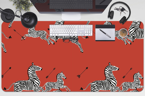 Sous main de bureau Zèbre