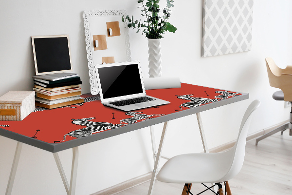 Sous main de bureau Zèbre
