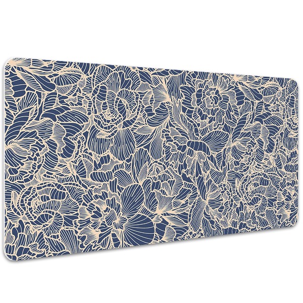 Tapis de bureau Fleur bleue