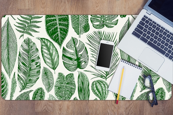 Sous-main bureau Feuilles de palmier