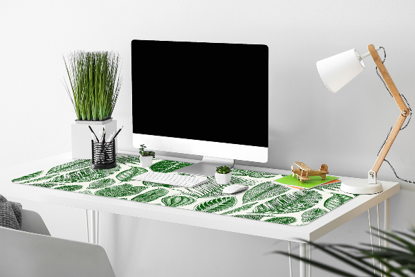 Sous-main bureau Feuilles de palmier