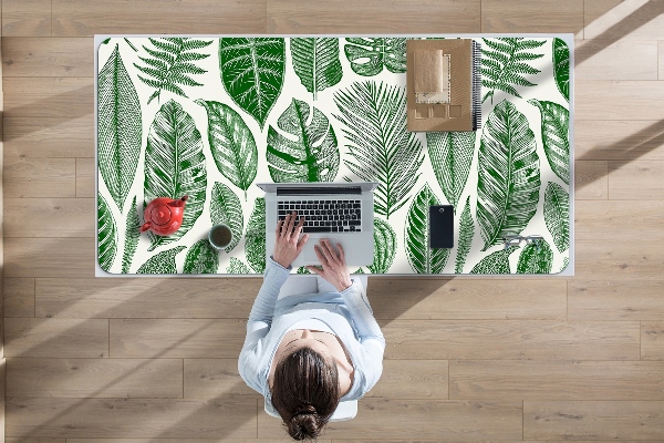 Sous-main bureau Feuilles de palmier