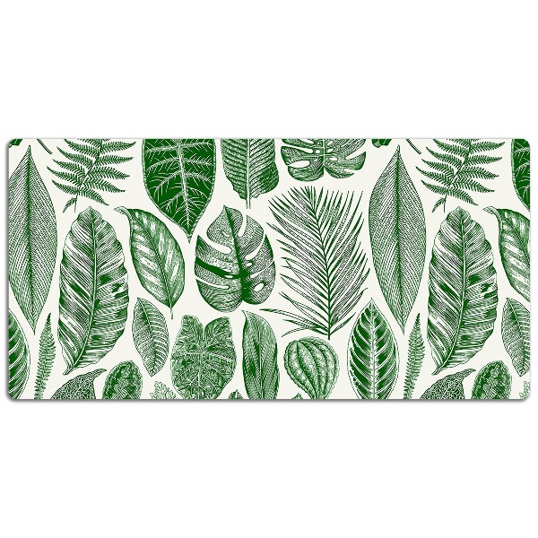 Sous-main bureau Feuilles de palmier