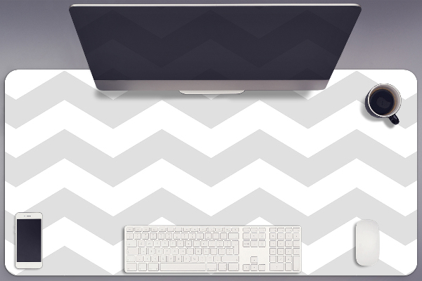 Sous main de bureau Gris zyg zak