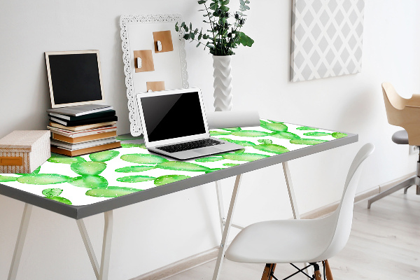 Protège bureau Cacti pastel