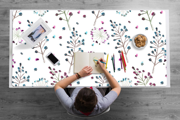 Sous-main bureau Floral