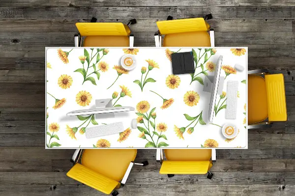 Sous main de bureau Tournesols