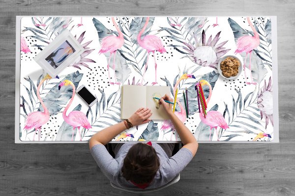 Sous main de bureau Flamants