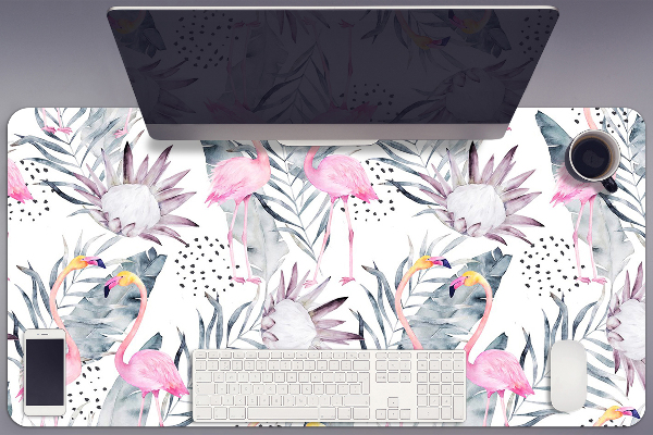 Sous main de bureau Flamants