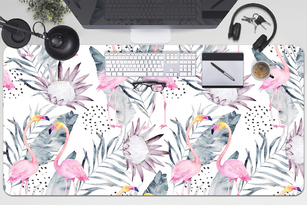 Sous main de bureau Flamants