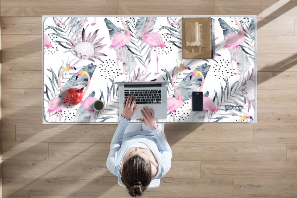 Sous main de bureau Flamants