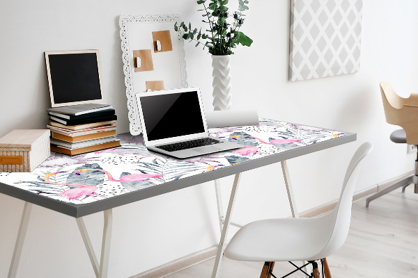 Sous main de bureau Flamants