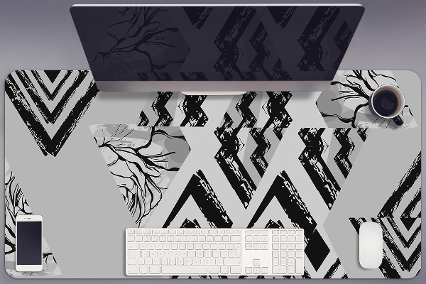 Sous main de bureau Triangles