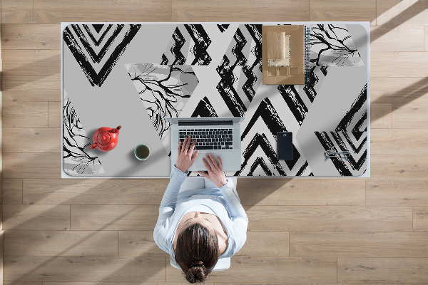 Sous main de bureau Triangles