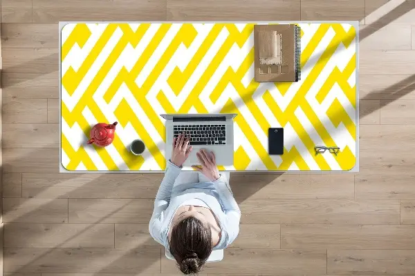 Sous main de bureau Bracelet jaune