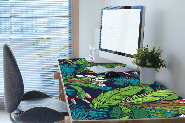 Sous-main bureau Jungle exotique