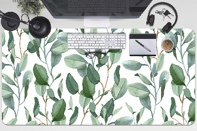 Sous-main bureau Feuilles d'eucalyptus