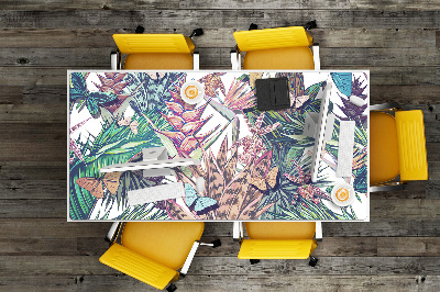 Tapis de bureau Fleurs et papillons