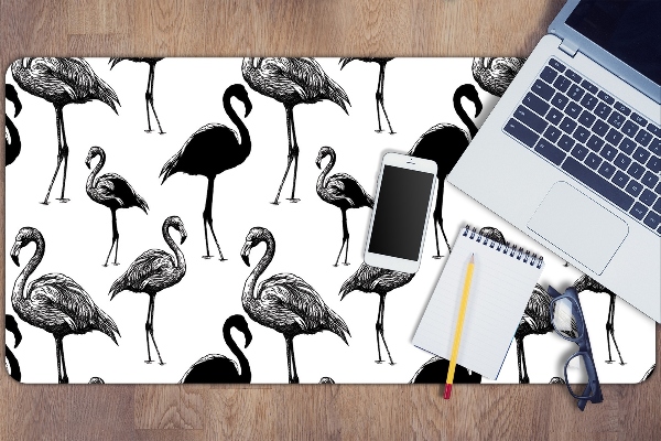 Sous-main bureau Style rétro de flamants