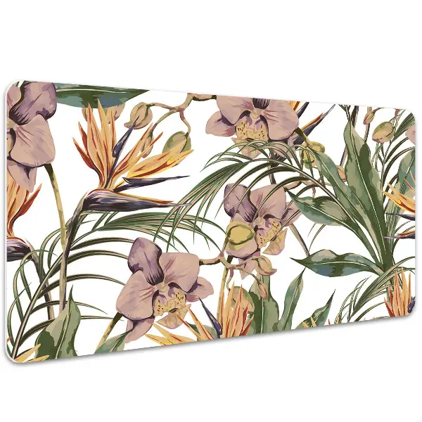Protège bureau Feuilles botaniques