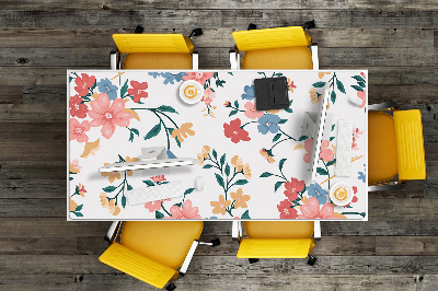 Tapis de bureau Fleurs colorées