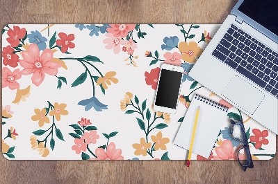 Tapis de bureau Fleurs colorées