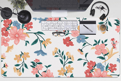 Tapis de bureau Fleurs colorées